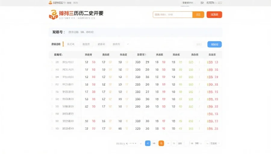 快速查询中国体彩网“排列三”历史开奖号码的实用教程